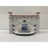 Arcade met vijver 1:35