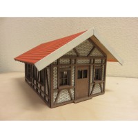 Baanwachters vakwerkhuisje  1:35
