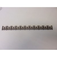  hekwerk strip Rustiek 45 cm  1:12