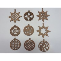 Kerst ballen 10 stuks