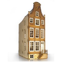 Klokgevel Oudezijds Voorburgwal 1:24