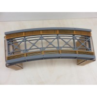 Liggerbrug 1 spoor 1:32  gebogen