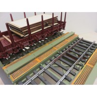 Liggerbrug dubbel sporen 1:32