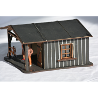Schuurtje spoor 0  schaal 1:45