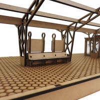 Stations bankje schaal 1:45