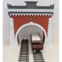 Tunnel rustiek , dubbel spoor  1:32