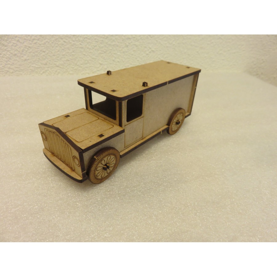 Bestelbusje bouwplaat