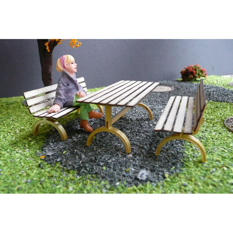 Gietijzeren-look bank  32-M-3