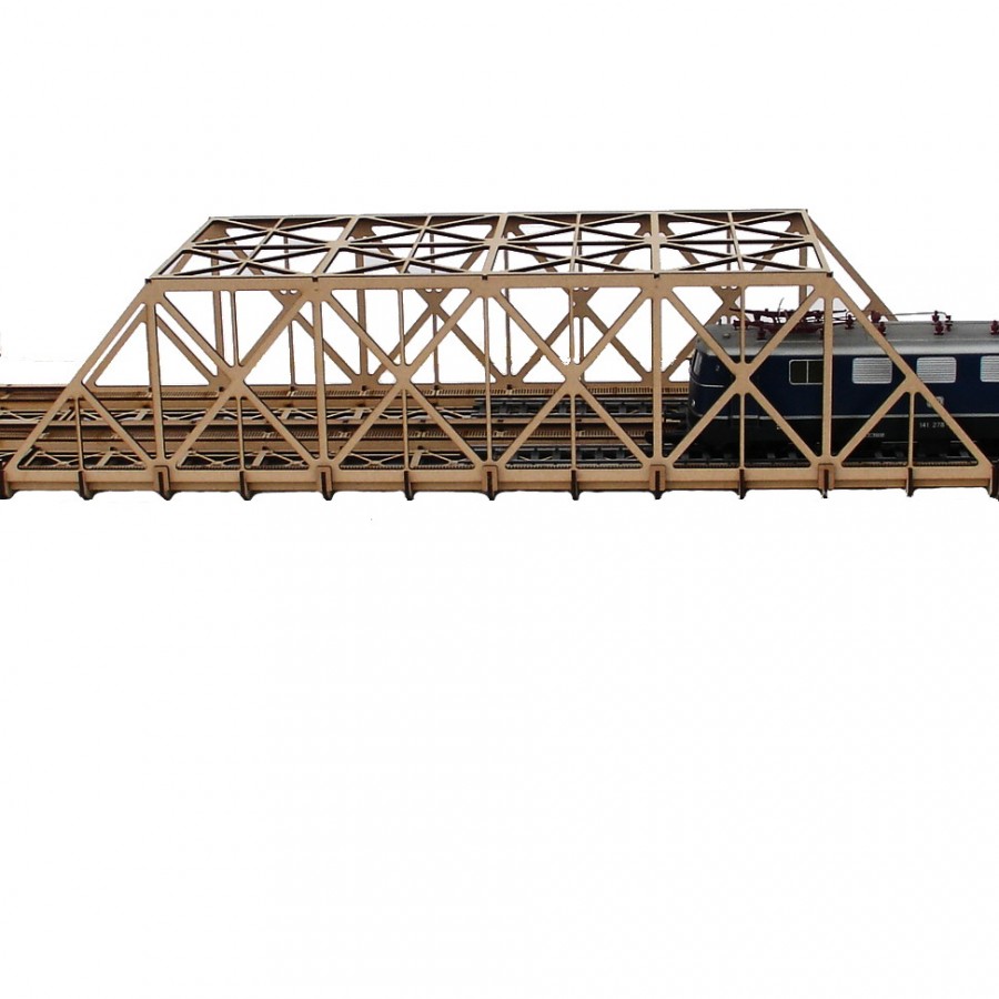 Vakwerkbrug 2 sporen 1:32